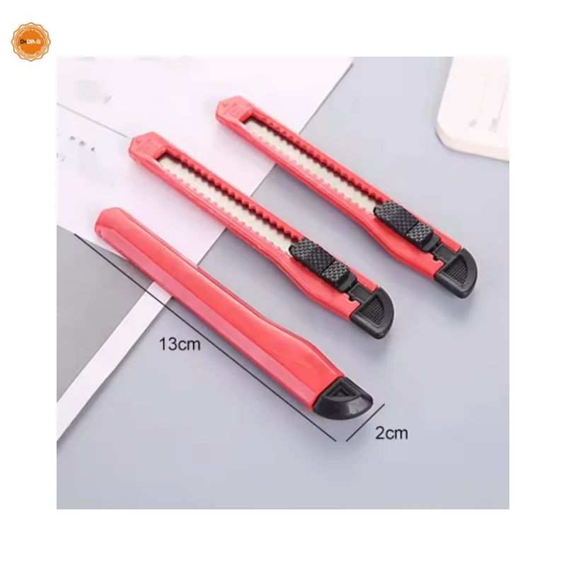 Hot selling portable snap on blade Hobby Sliding 9mm knife box precision film cutting knife