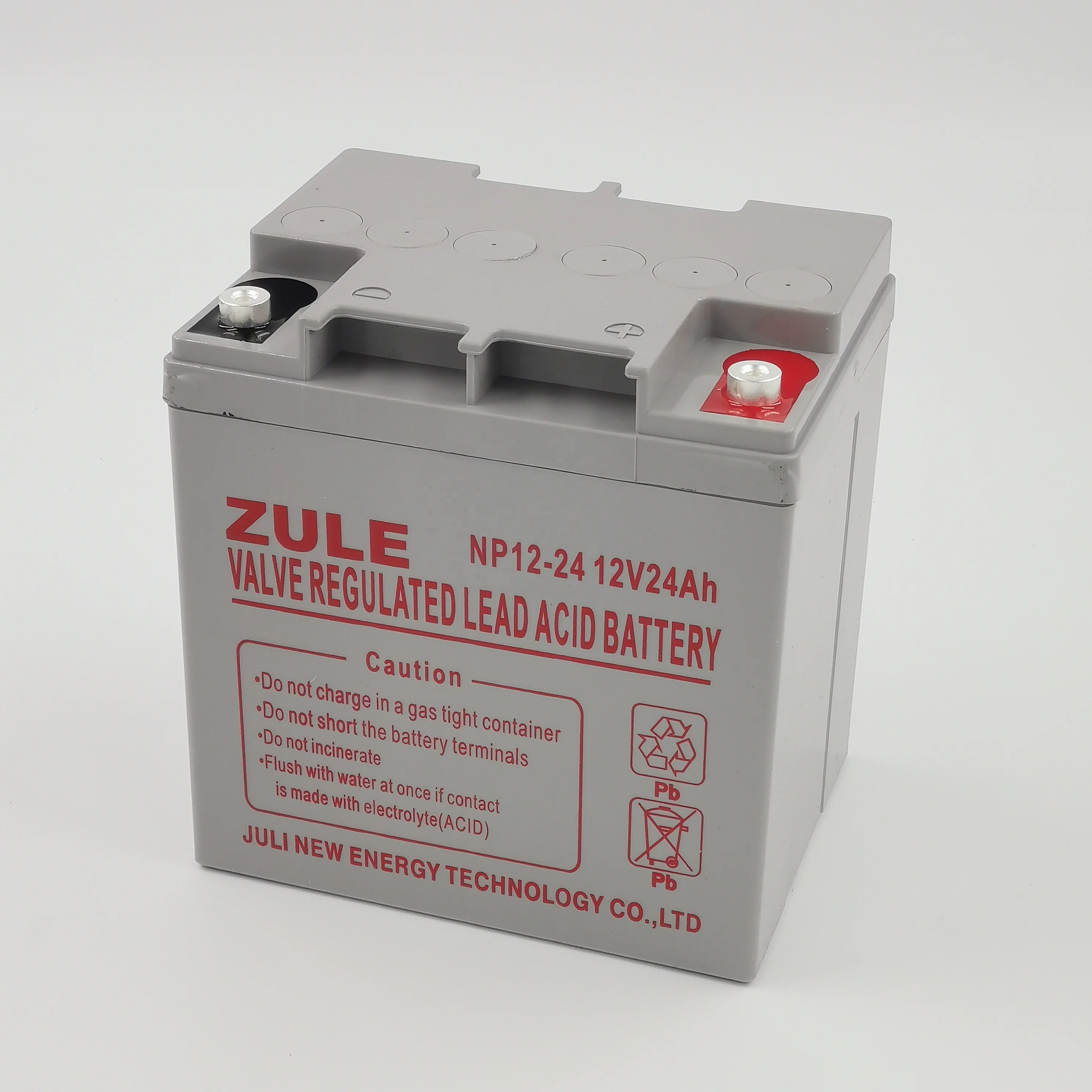 China Manufactured Storage Vrla Lead Acid Batteries 12V24ah Ups Battery