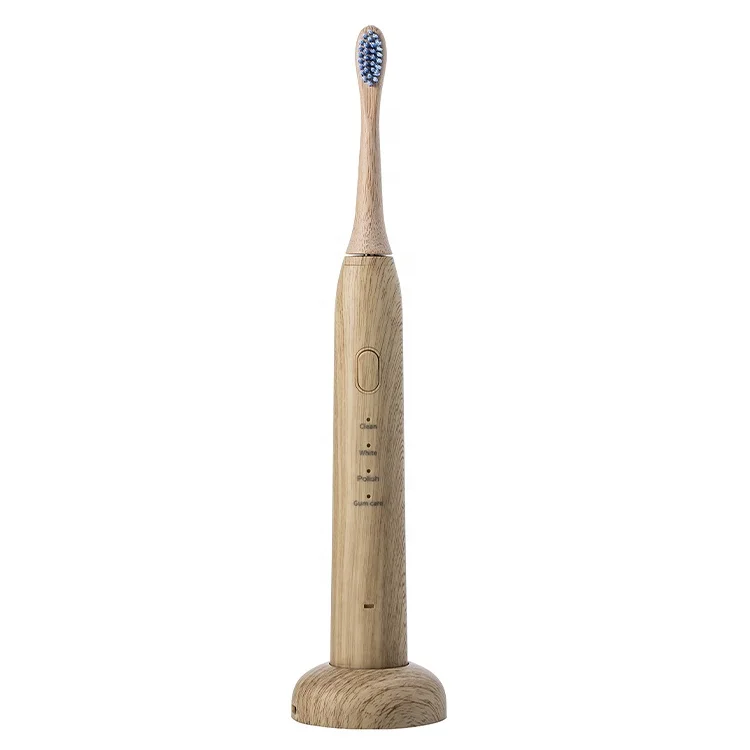 zhijianCE Certificate Eco- friendly Biodegradable Brush Head Electrical Bamboo Electric Toothbrush   Bamboo Toothbrush Electric