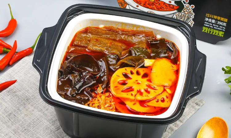 
Wholesale Vegetable Haidilao Instant Oil Seasoning Self Heat Mini Hot Pot 