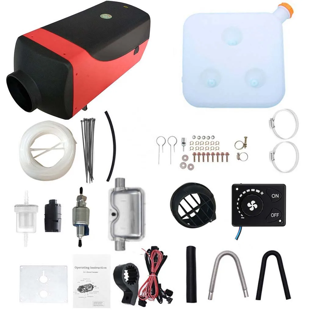 OkyRie 12V 24V Lcd Display Wireless Remote Control 5KW Car Air Heater Diesel Parking Heater for Truck Car Truck