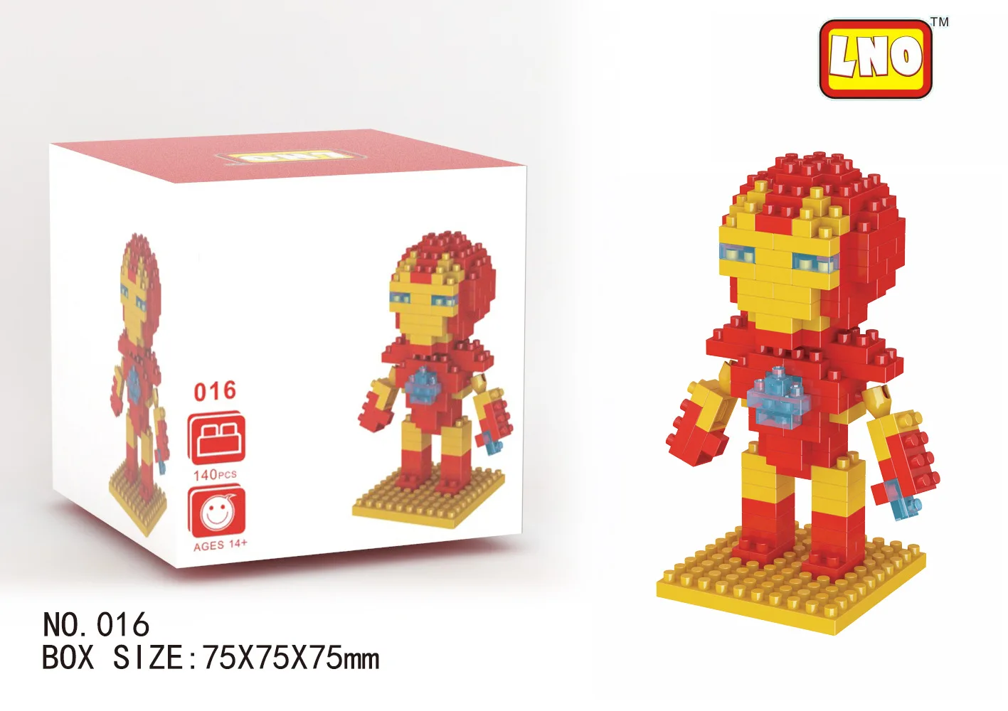 2024 New Arrivals Toys Plastic Mini Building Block Collection Marval Super Heroes Action Figures MOC Bricks 7.5cm Nano Figure