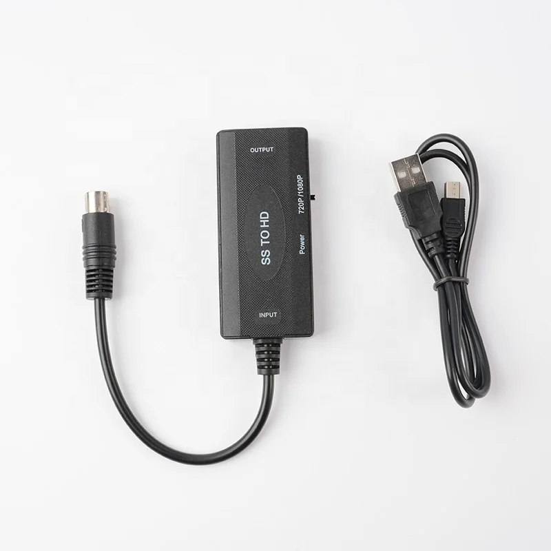 Saturn SS TO HDTV connection TVSega Saturn SS game console to HDM-I converter Saturn SS TO HDTV connection TV