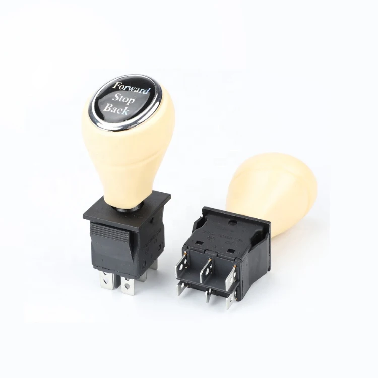 rocker switch baby carriage handle push rod switch Handle rocker switch for toy car forward stop back 6pin dpdt