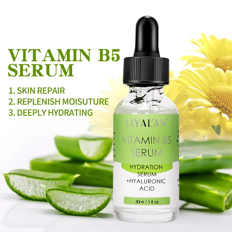 Wholesale Veagan Organic Vitamin B5 Face Skin Care Serum