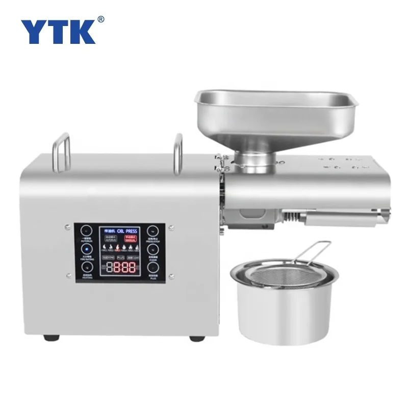 YTK-K28 High Quality Commercial Automatic Mini Mustard Peanut Hazelnut Hemp Seed Castor Oil Press Machine For Small Business