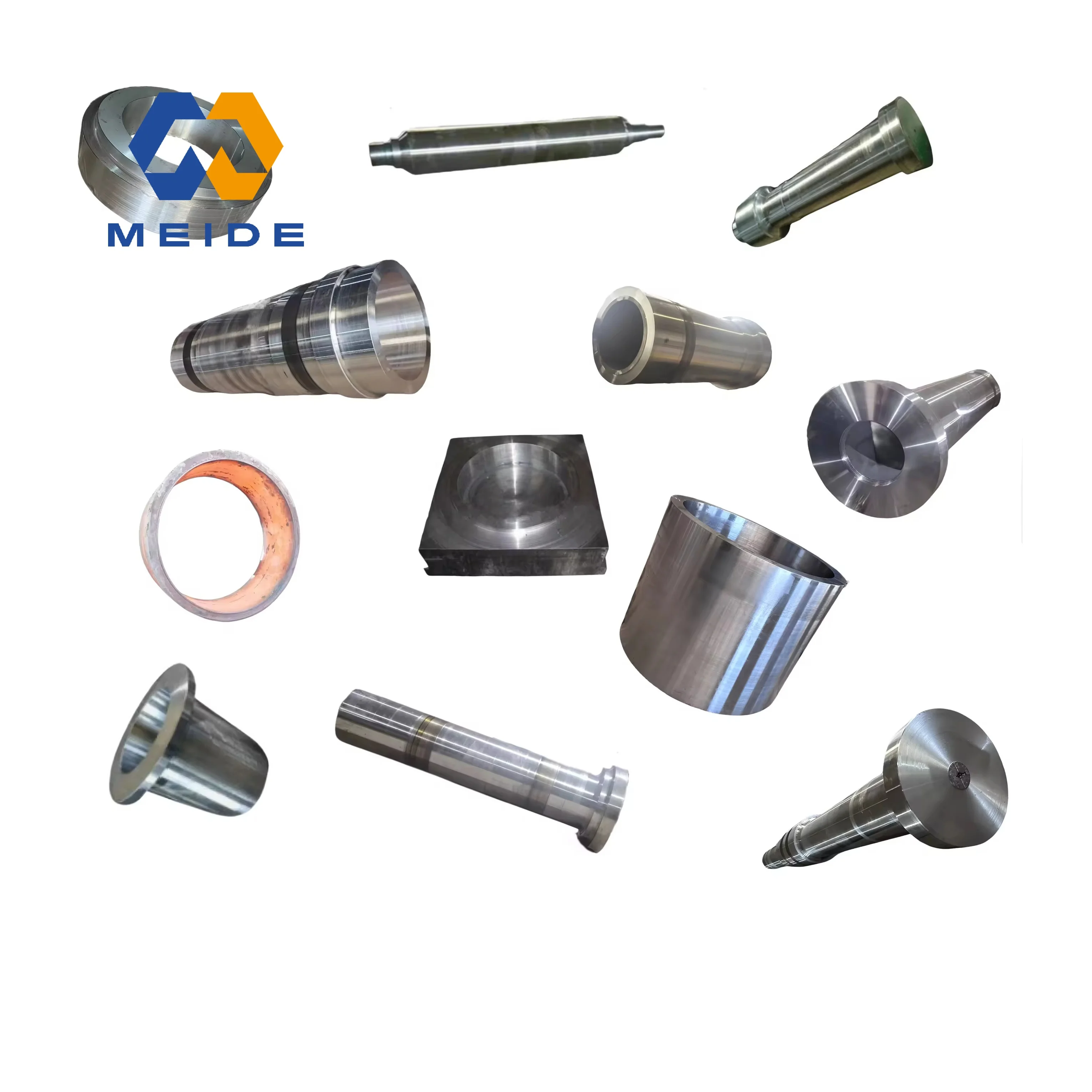 Processing custom precision thick wall alloy steel forged hollow bar mining machinery cylinder body forgings Forging parts