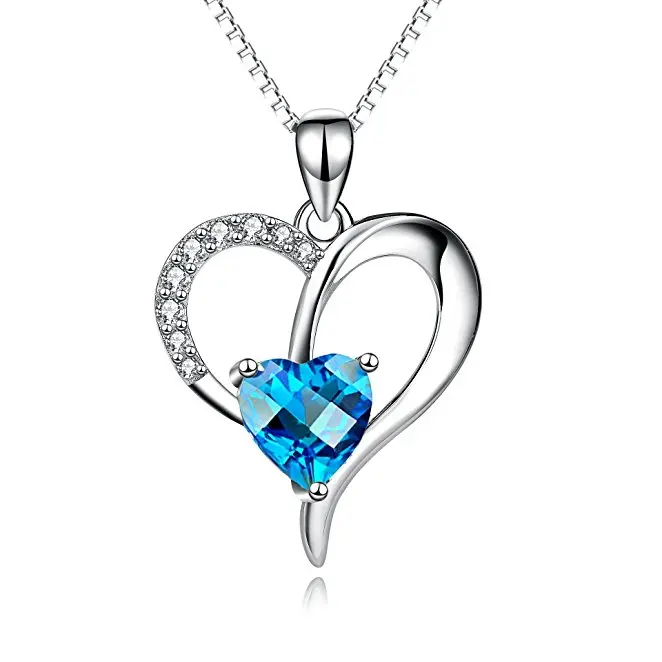 Fashion 925 Sterling Silver Heart Girl Women Pendant Custom 925 Sterling Silver Pendant