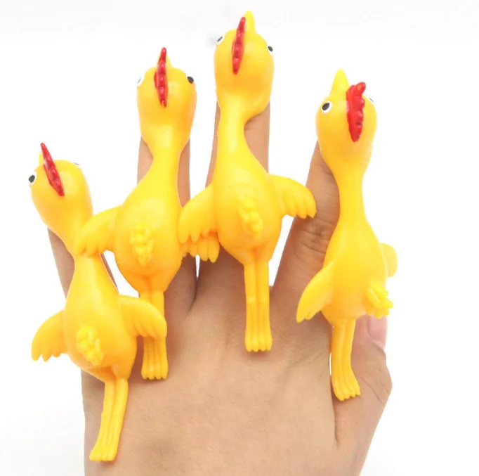 Hot Sale TPR Material Elastic Tricky Slingshot Chick Sticky Hand Toy For Children Kid And More
