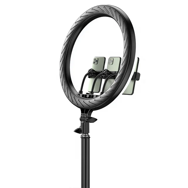 
Portable Circle Ring Lamp with Phone Clip and Tripod Stand Makeup Fill LED Light 