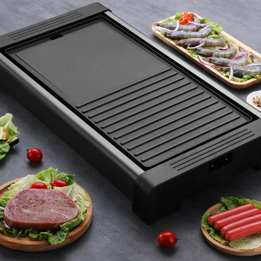 2300w Household Rectangular Electric Smokeless Barbecue Grill