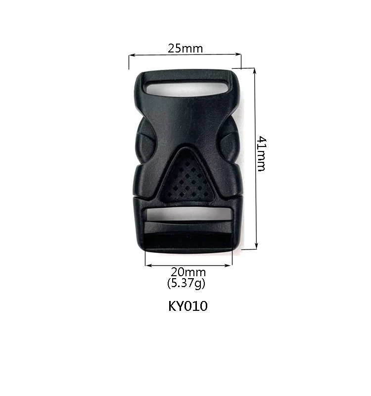 Black Color Cheap Price Good Quality Plastic Bag  Belt Buckle For Fastener Buckle Accessories Plastic Buckle