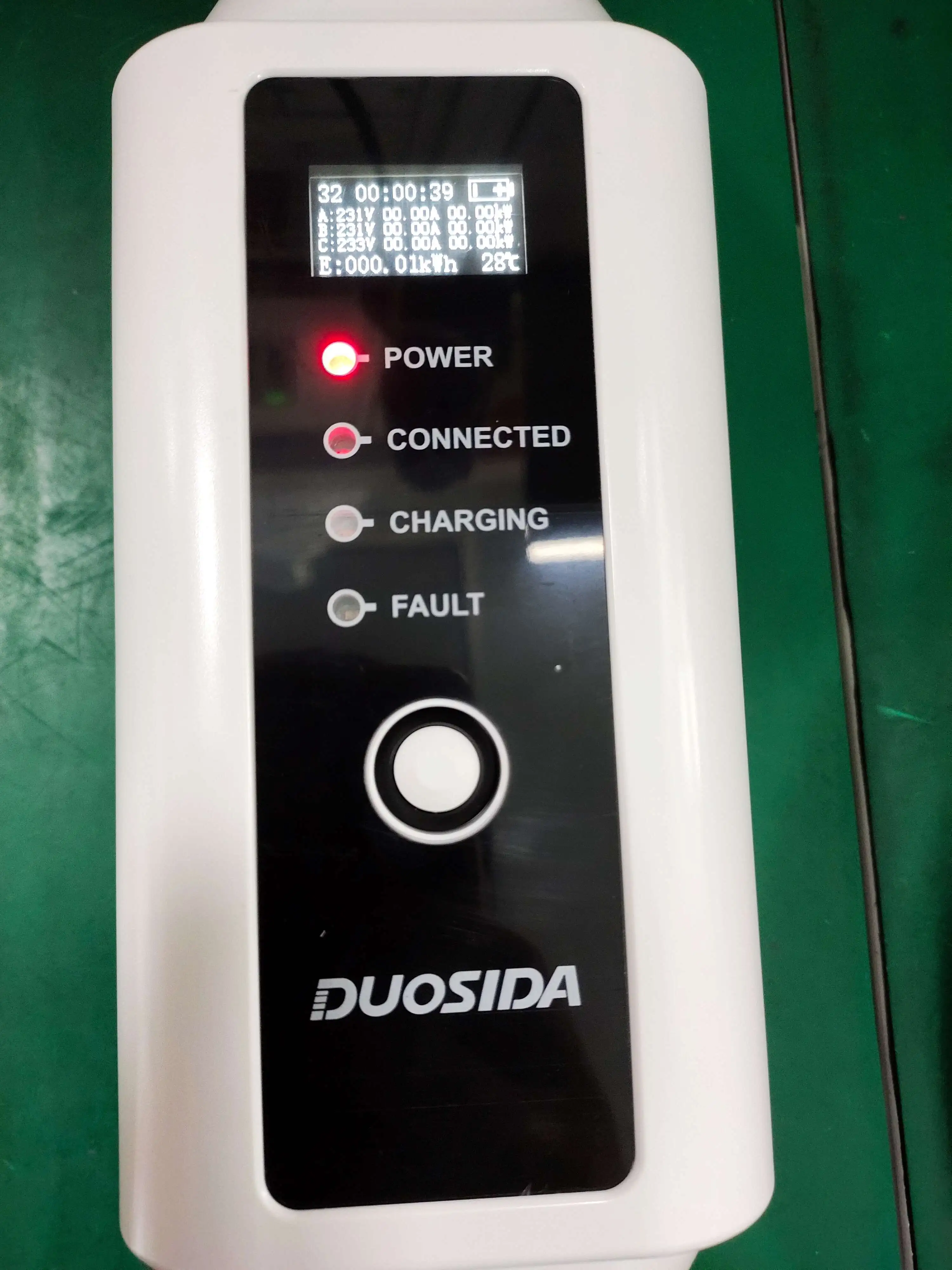 32A Three Phase EVSE Mode 2 Portable EV Charger AC 22KW Type 2 IEC62196 Connector