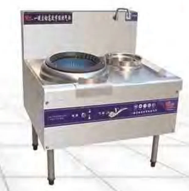 Commerce chinese Restaurant kitchen Stainless Steel Cooking Gas Stove Single Wok Range