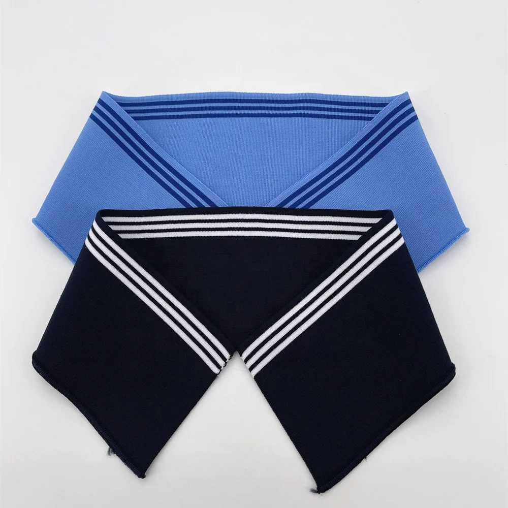 Factory Price Plain 1*1 Polyester Flat Knitting Rib Collar