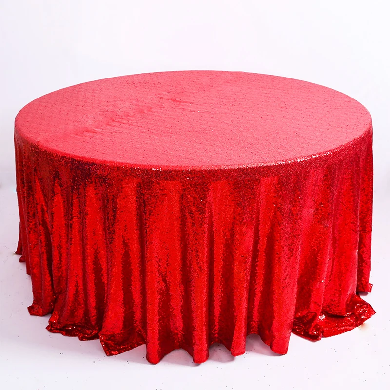 Buy Fashion Round 3mm Sequin Party Banquet Event Table Cloth Glitter Sequins Wedding Table Decoration Table Cloths