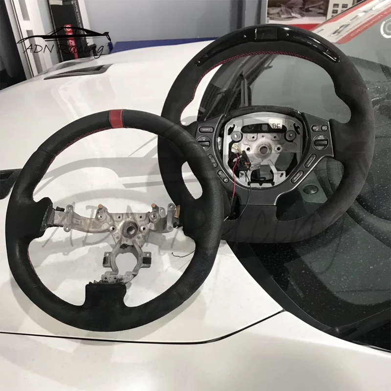 LED Shift Build Carbon Fiber Steering Wheel For NISSAN GTR R35