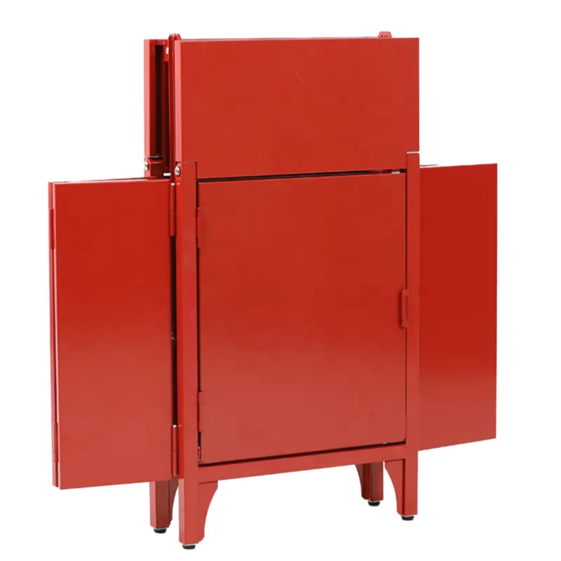 Hot New Products Factory Multifunction White Red Bedroom Side Table Furniture Bedside Table Modern Steel Nightstand