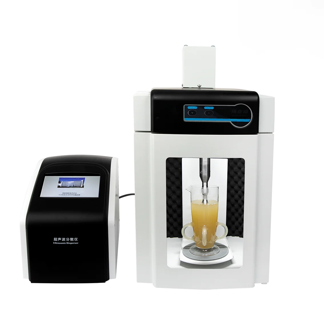 Ultrasonic emulsifies/disperses and homogeneous ultrasonic disperser apparatus
