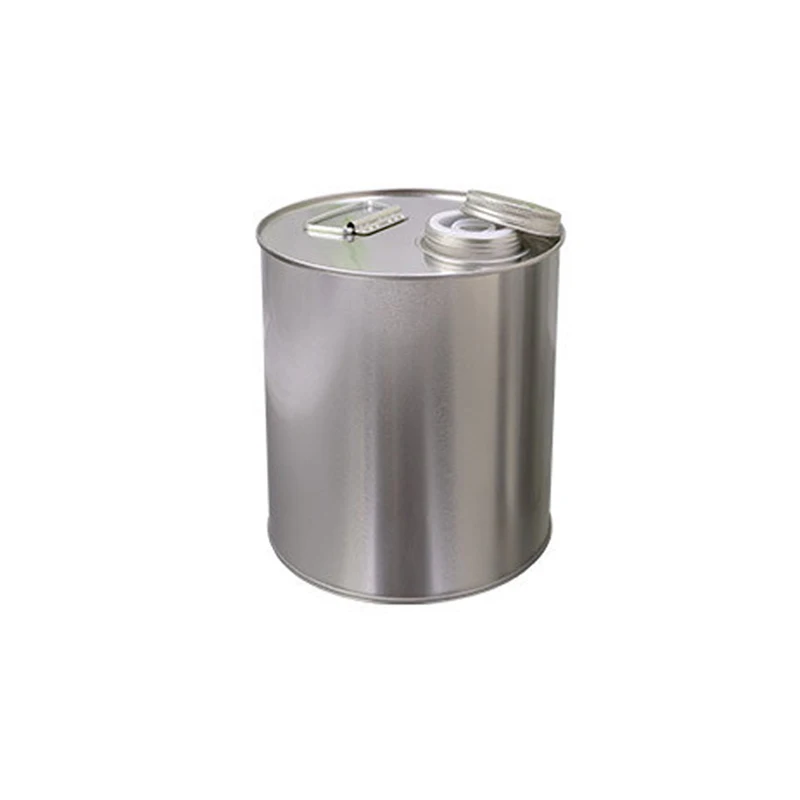 3L Round Coffee beans tea chocolate rice cat food Tin Can metal can With Screw cover  handle