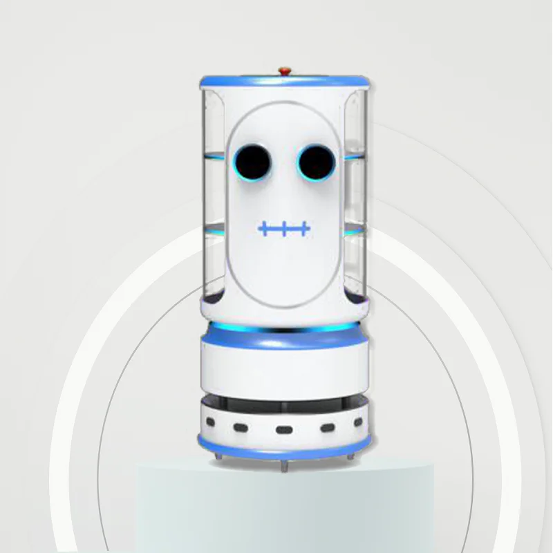 Commercial Grade Smart AI Autonomous Food Delivery Robot for Restaurant