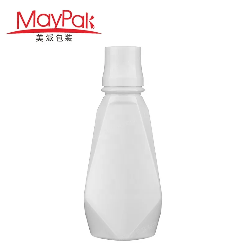 80ml 200ml 300ml 500ml Empty PET Plastic Mouthwash Bottle For Mouth Wash Packaging