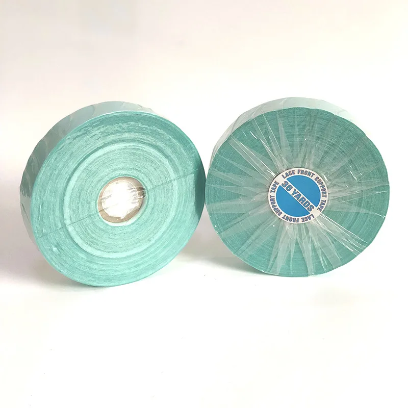 TP Wholesale Blue Glue 1.9cm*36 Yards Transparent Double-sided Tape Hair Extensions Tool