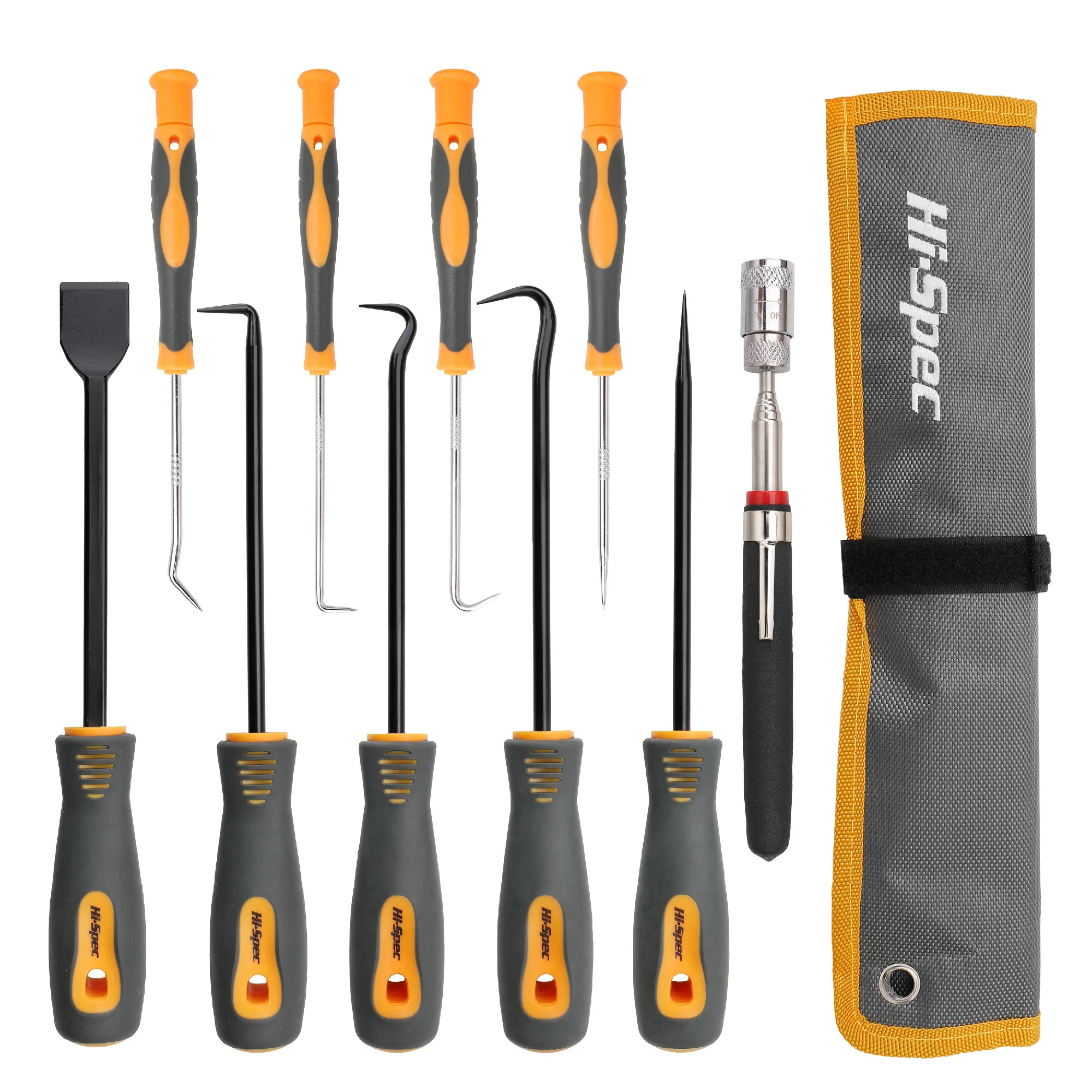 Профессиональный Прочный набор инструментов для ремонта автомобиля с крючком и скребком для захвата