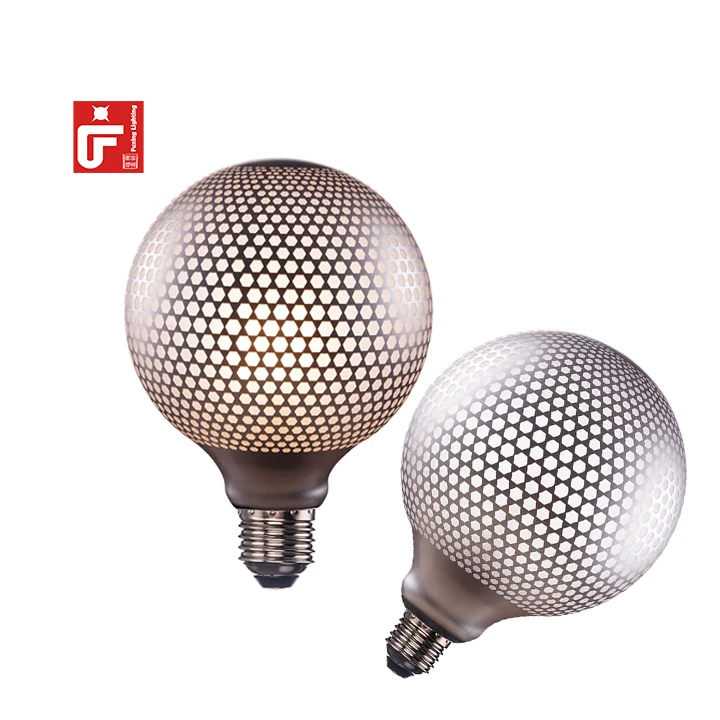 E26 E27 Base Decorative Factory Direct Led Bulb Light In Edison Bulb Style Newly Designed Patterned Bulb Lamp