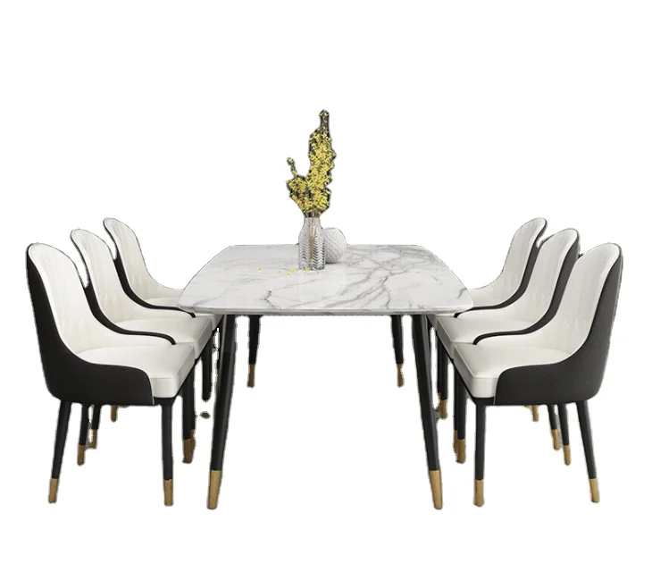 Clean and beautiful household small size dining table and chair combination