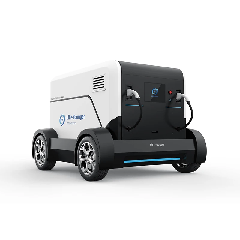 Mobile unit ESS Ev charger  Lifted Fork Lift N PE CE plug Provide 3 phase Power charging electric boats battery energy storage