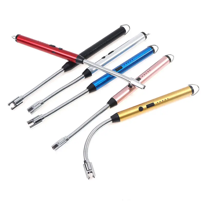 New USB Rechargeable Windproof Flameless Electronic Pulse Plasma Lighter Is Used For Outdoor Unusual Lighters In Kitchens