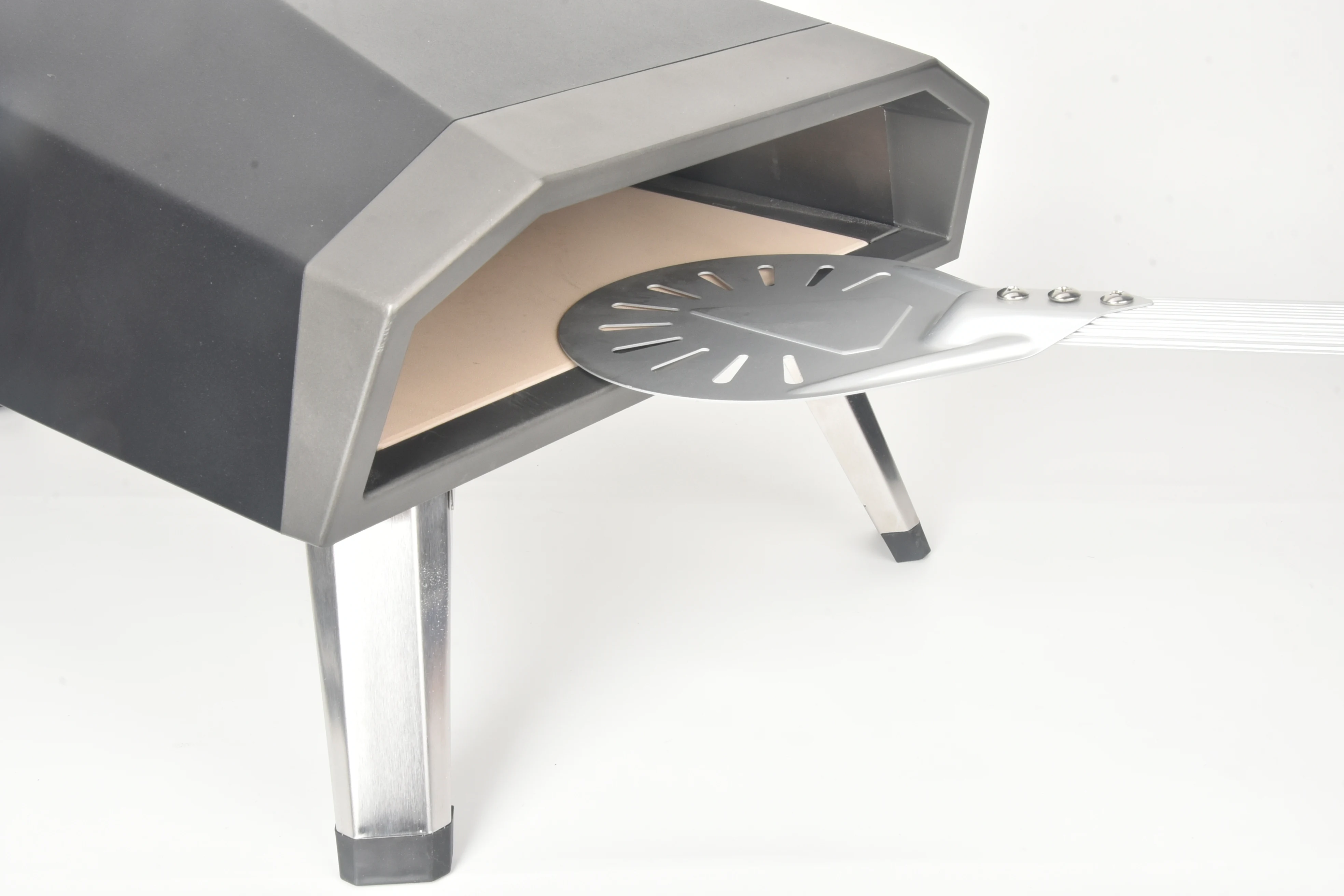 7/ 8/ 9 дюймовая лопатка для пиццы алюминиевая Лопата короткий инструмент силиконовая ручка твердое покрытие