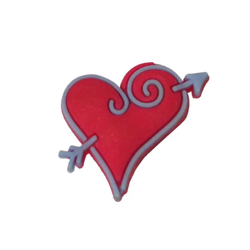 New summer Pink Sweetheart PVC soft plastic drop plastic removable cartoon hole shoe buckle accessories