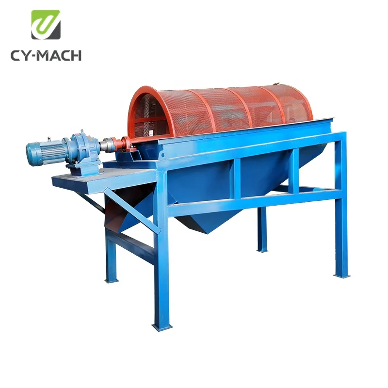 New design large capacity rotary drum trommel screen / rotary drum screen separator for solid waste