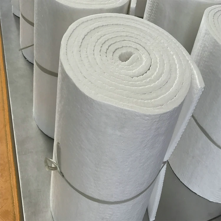 Ceramic Fiber Blankets Covered with Alumina Foil Machine Roll Packaged Carton