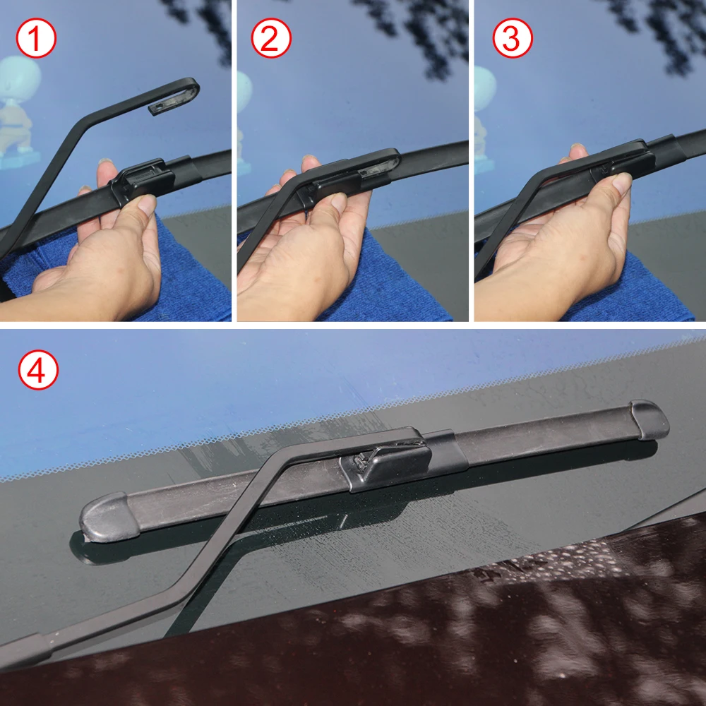Free sample chrome windshield dropshipping wiper blades universal car front wiper blades