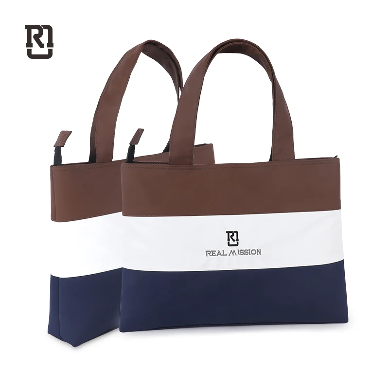 Rainbow Rm 2022 new design  large Canvas Fashion Leather Customized Leather Tote Bag Handbag Women Briefcase Bag