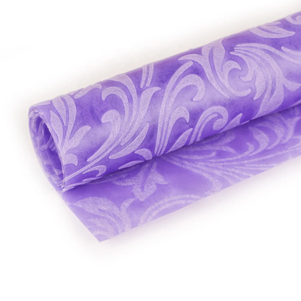 Цветной цветочный узор на заказ, упаковочная бумага, нетканый материал для упаковки цветов