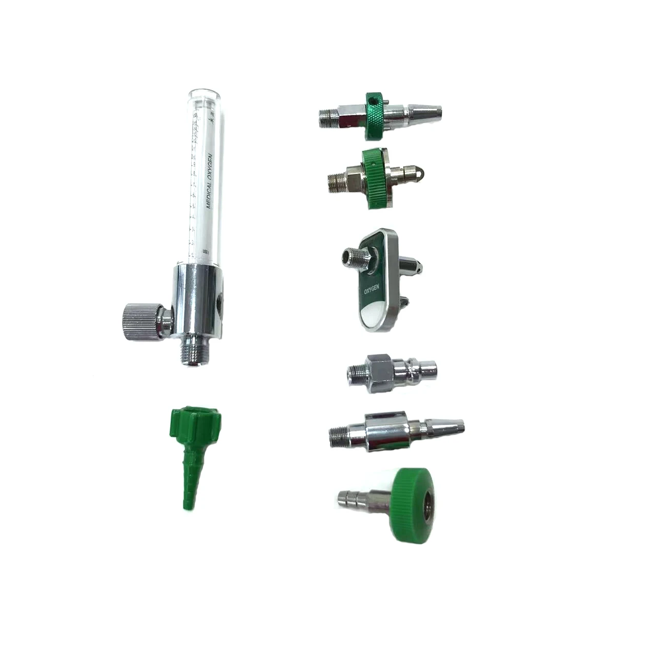 Oxygen Flow Meter Adapter BS/Chemetron /Ohmeda/ DISS/DIN/AFNOR Gas Terminal Connector