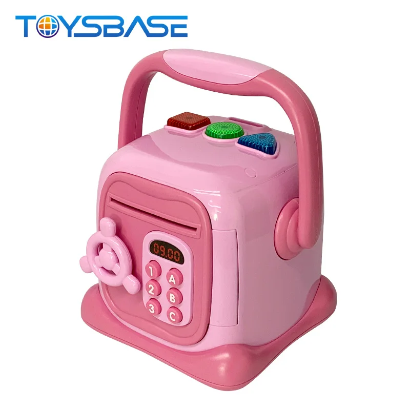 Hot Sale Wisdom House Electric Kids Money Bank Atm Machine Toy Kids