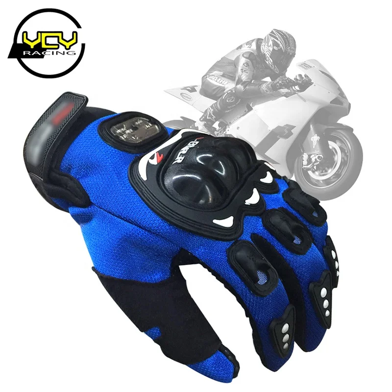 Factory Wholesale Full finger anti-fall Cycling gloves touch screen long finger bike gloves Breathable summer motorcycle gloves