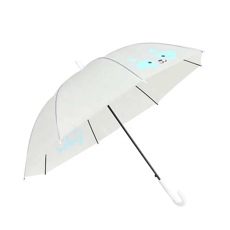 Wholesale Automatic Straight  21inches 8ribs EVA Umbrella With Logo Print