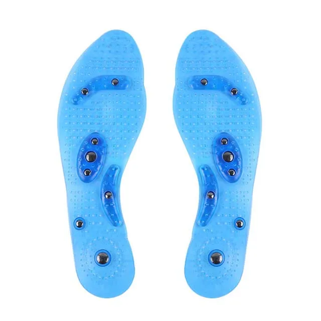 Magnetic therapy magnet foot massage gel insoles promote blood circulation fatigue relieve shoe pads