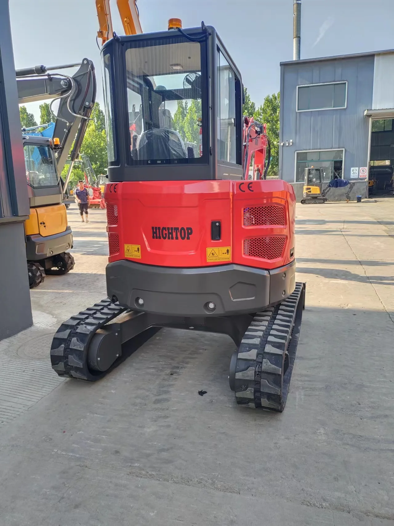 Mini Excavator 3.5 ton 4ton Mini Digger Excavator With EUROV/EPA Famous D1703 Engine