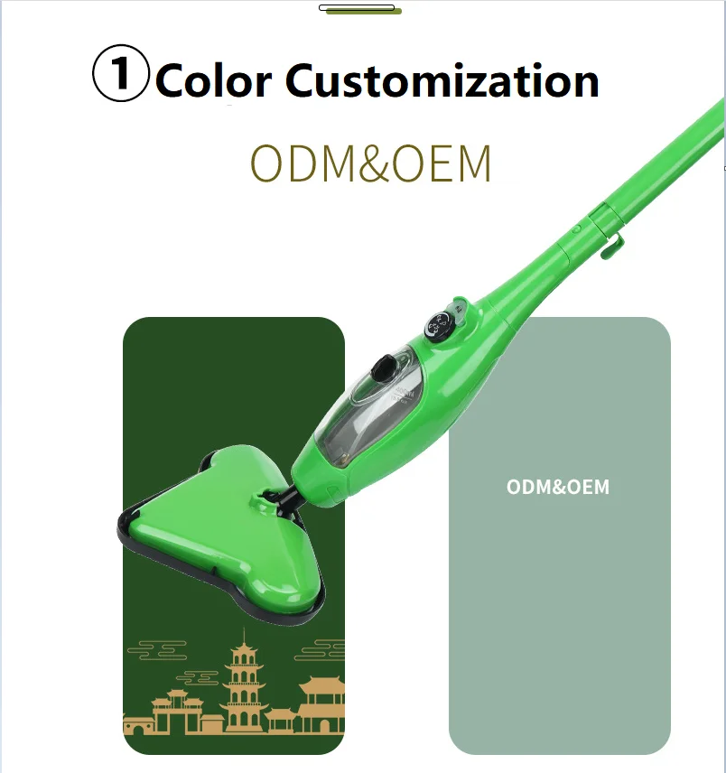 Hot Selling 40ML water tank Handy Electric 1300W hot vapor steam mop Vacuum Cleaner Cord wet carpet steam Vacuum cleaner