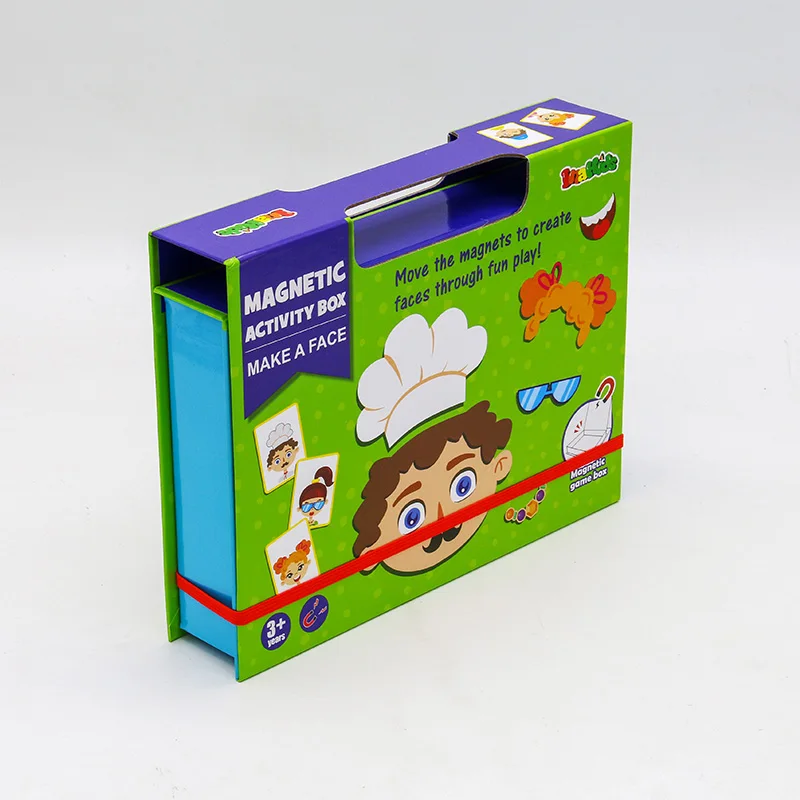 Dry-erased Education Gift Kid Toy Accept Custom Magnetic Book Jigsaw Puzzle