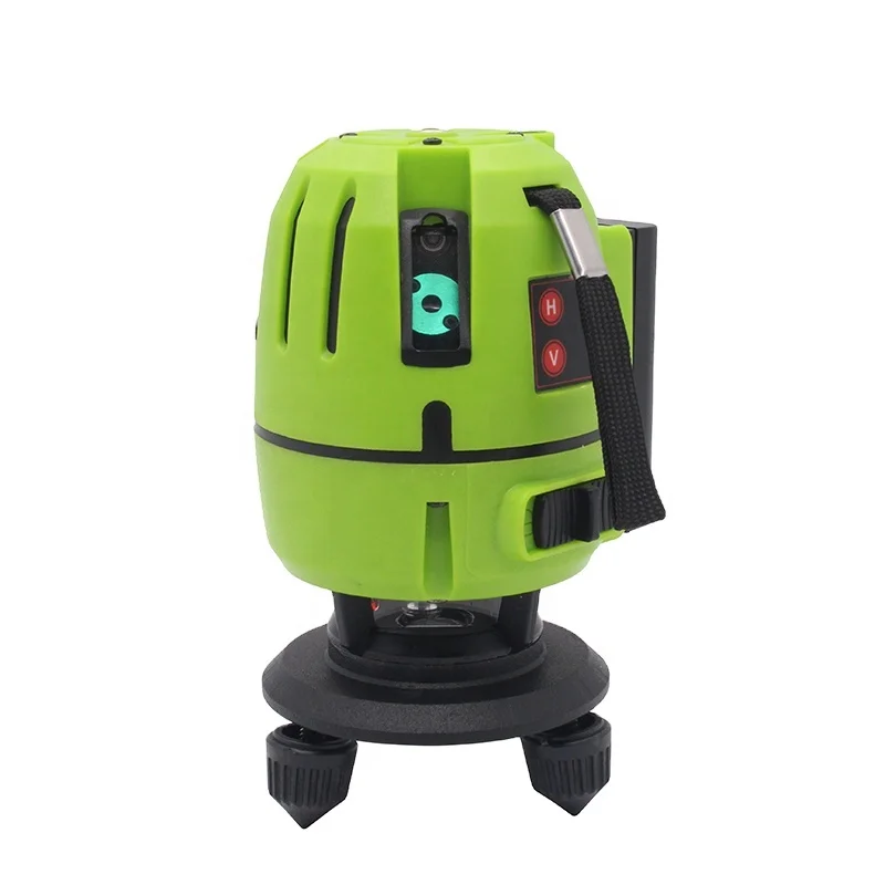 Green mini 360 degree 8 beam level laser with remote control
