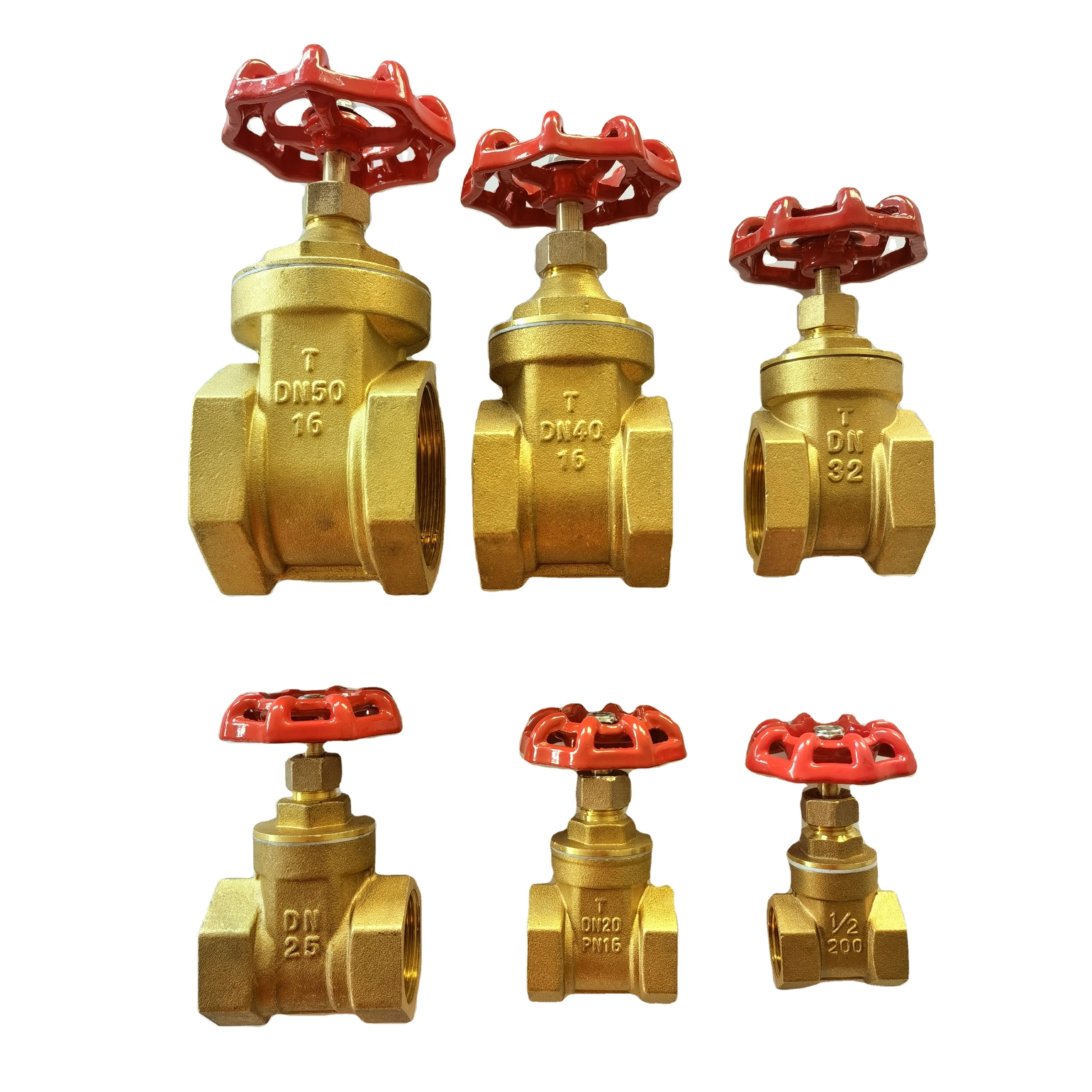 Brass Gate Valve dn100 with copper bronze 1/2 inch-4 inch casting body