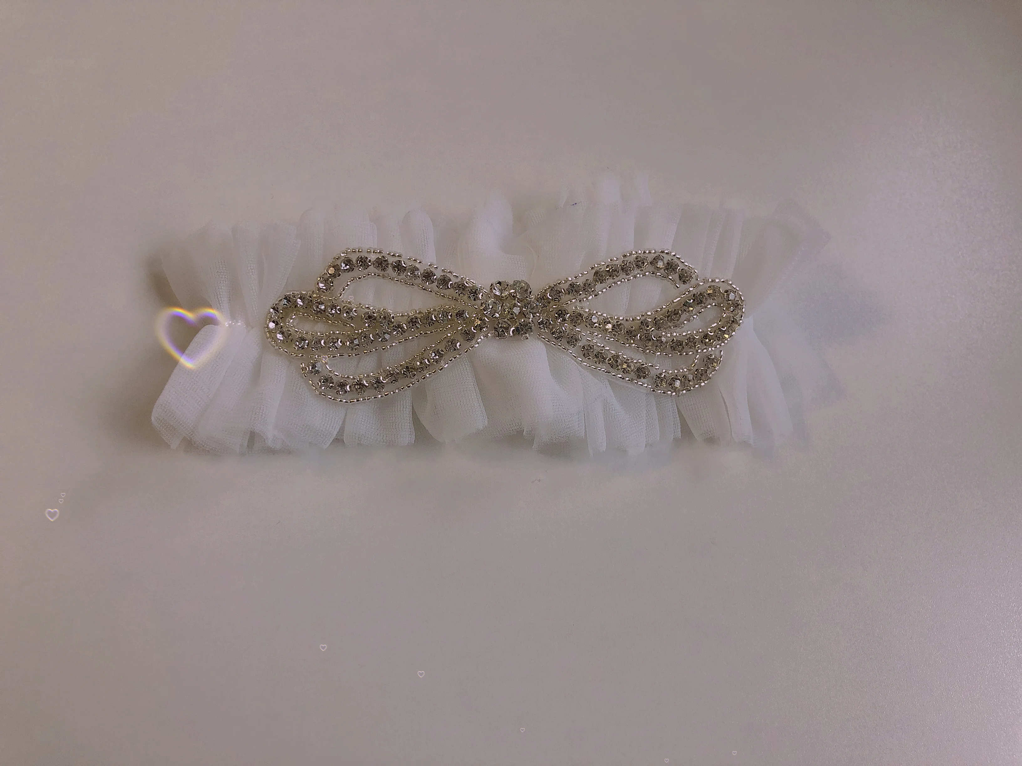 Lace Crystal Thigh Leg Garter Ring for bride wedding